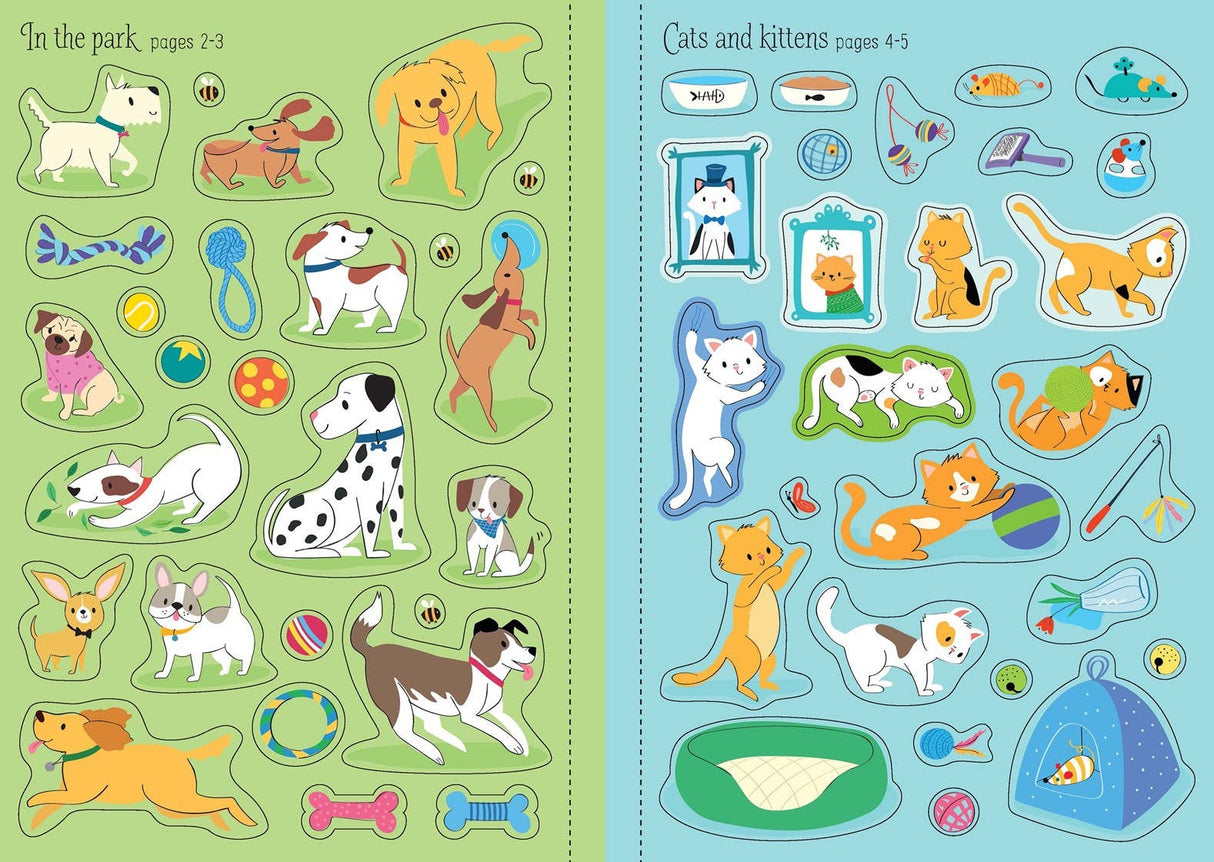 Little First Stickers Pets : Usborne