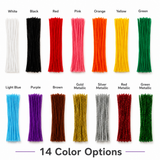 Chenille Stems, 25ct, 14 Color Options