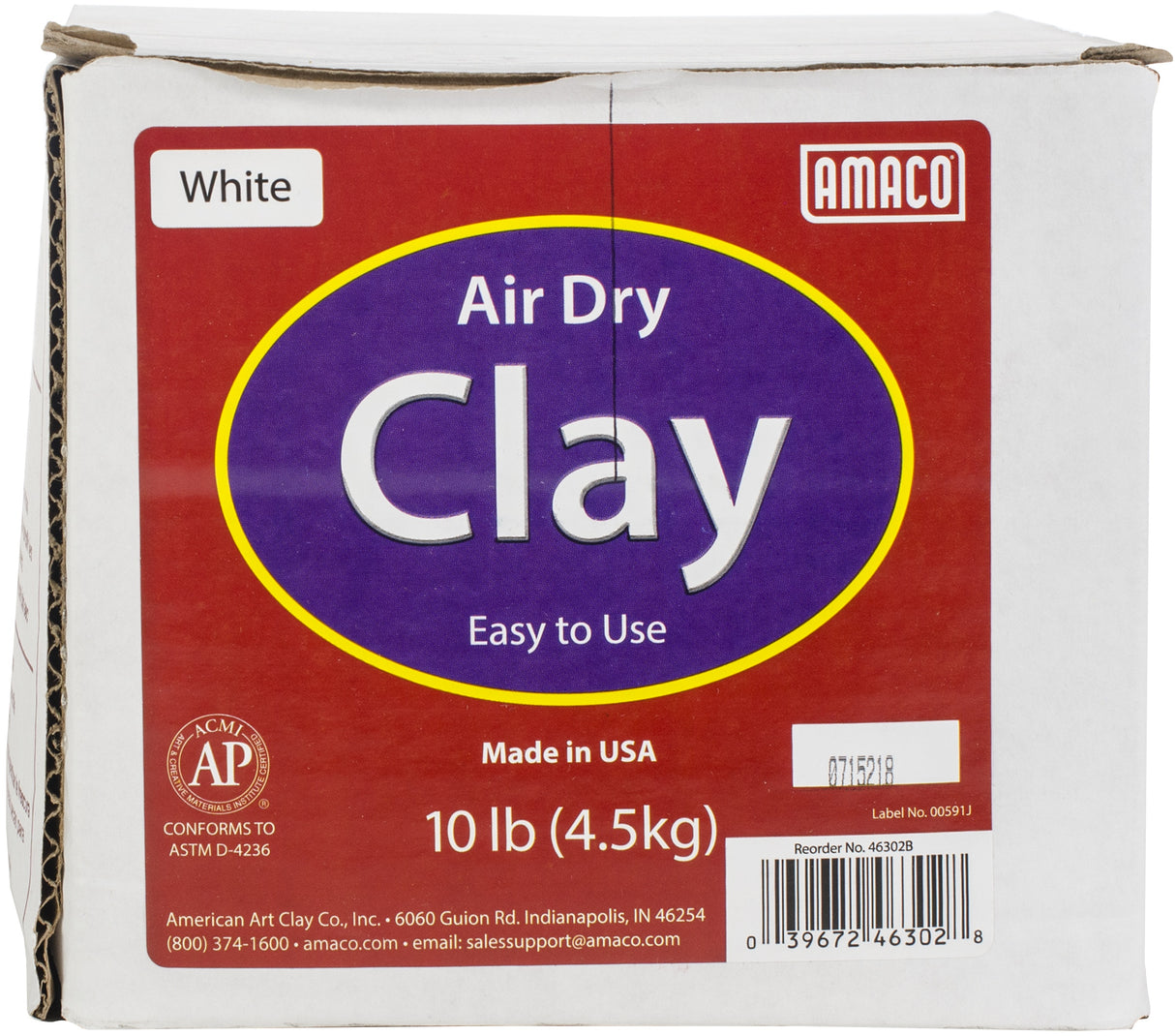 Amaco Air-Dry Modeling Clay 10lb