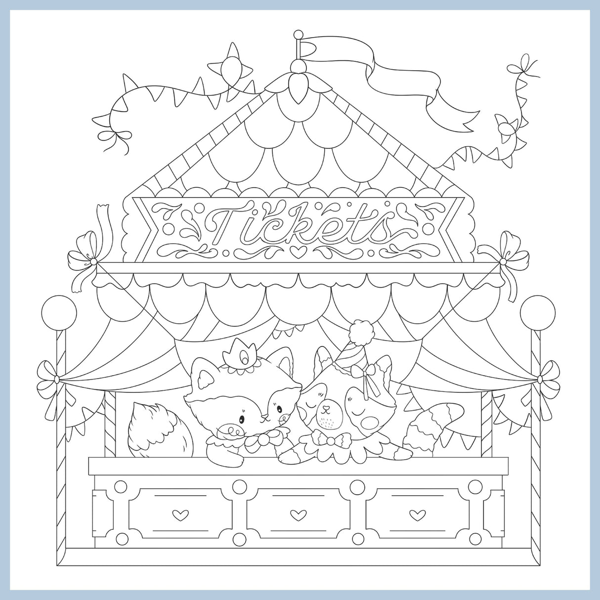 So Many Cute Animals! Sweet & Whimsical Scenes to Color