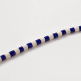 Navy and White Beads