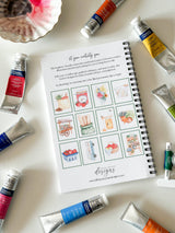 Watercolor Workbook Farmers Market Paintable Book
