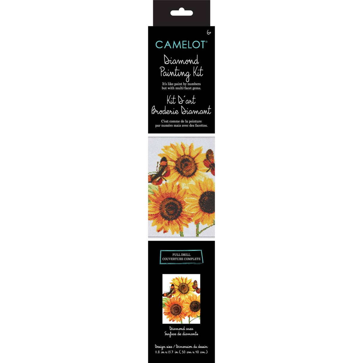 Sunflowers and Butterflies Diamond Painting Kit