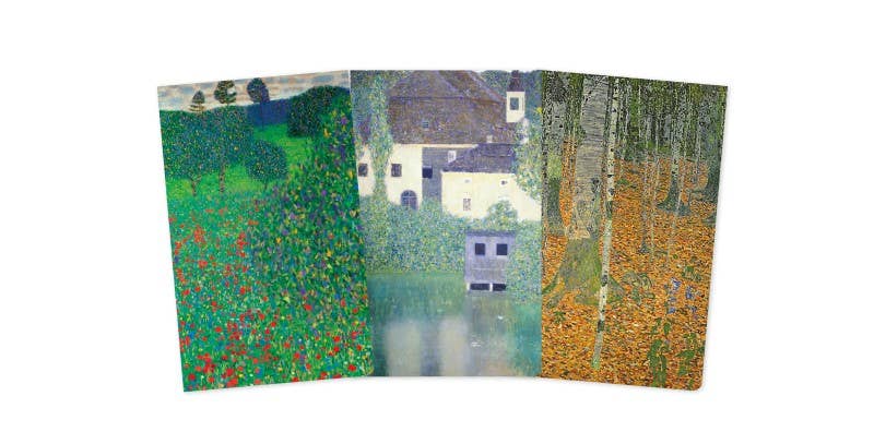 Gustav Klimt: Landscapes Set of 3 Mini Notebooks
