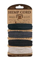 Hemptique True Hemp Cord 20lb 120'-Razzle Dazzle
