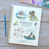 Watercolor workbook, Connecticut Themed Watercoloring book