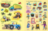 First Sticker Book Farm : Usborne