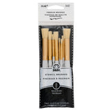 Folkart® Stencil Brush Set, Short Handle - 8-Piece