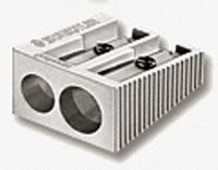METAL PENCIL SHARPENER 2 HOLE 8.2MM - 10.2MM