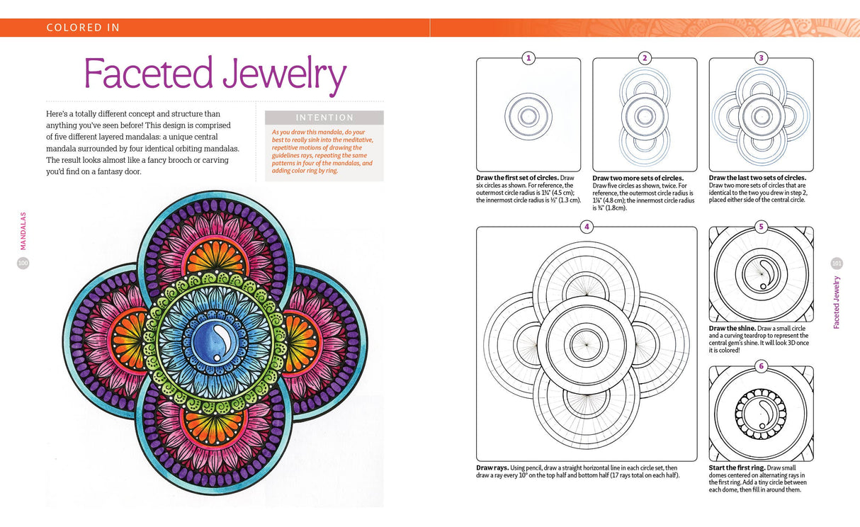A Bright & Beautiful Guide to Drawing Mandalas