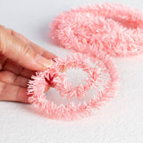 6' Pink Artificial Pine Wire Roping Garland