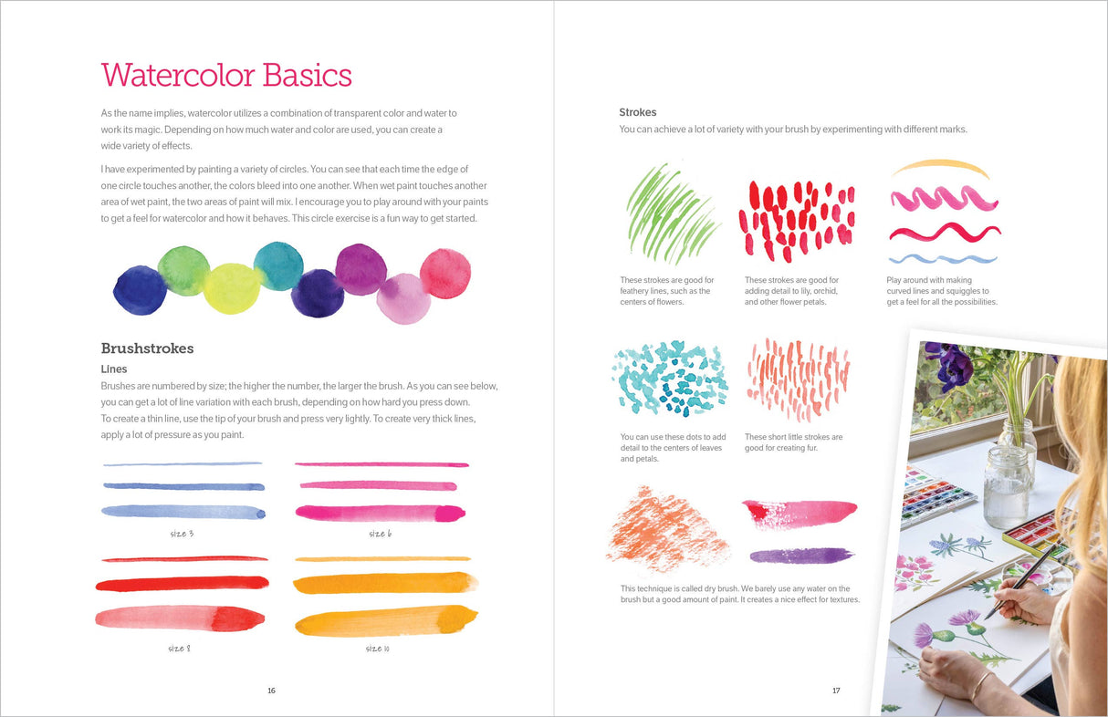 Watercolor the Easy Way Flowers : Tutorials for Flowers