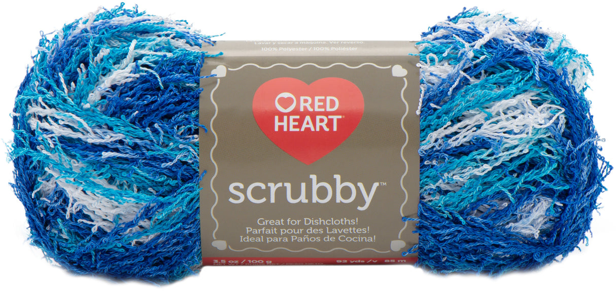 Red Heart Scrubby Yarn-Waves