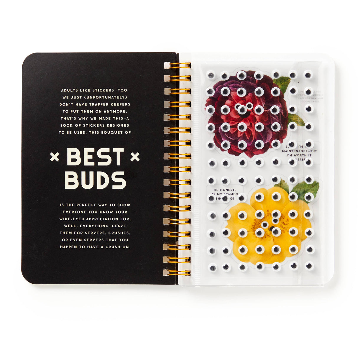 Brass Monkey Best Buds Googly Sticker Book