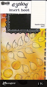 Dyan Reaveley's Dylusions Dyalog Insert Book 4.375"X8.25"-Handwriting Lines #2