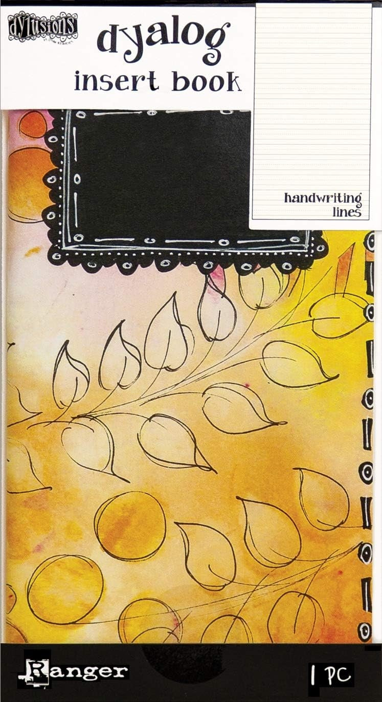 Dyan Reaveley's Dylusions Dyalog Insert Book 4.375"X8.25"-Handwriting Lines #2