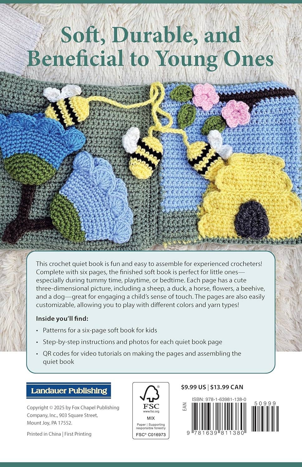 Crochet a Quiet Book-Create a Soft Book Full of Playful Page