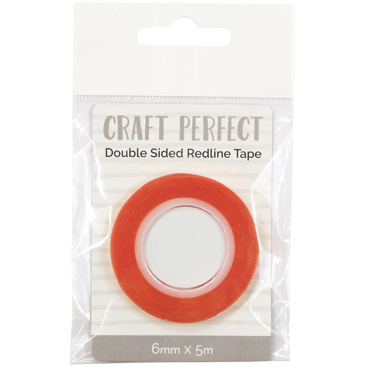 Craft Perfect Redline Tape .23"X5.5yds-Clear