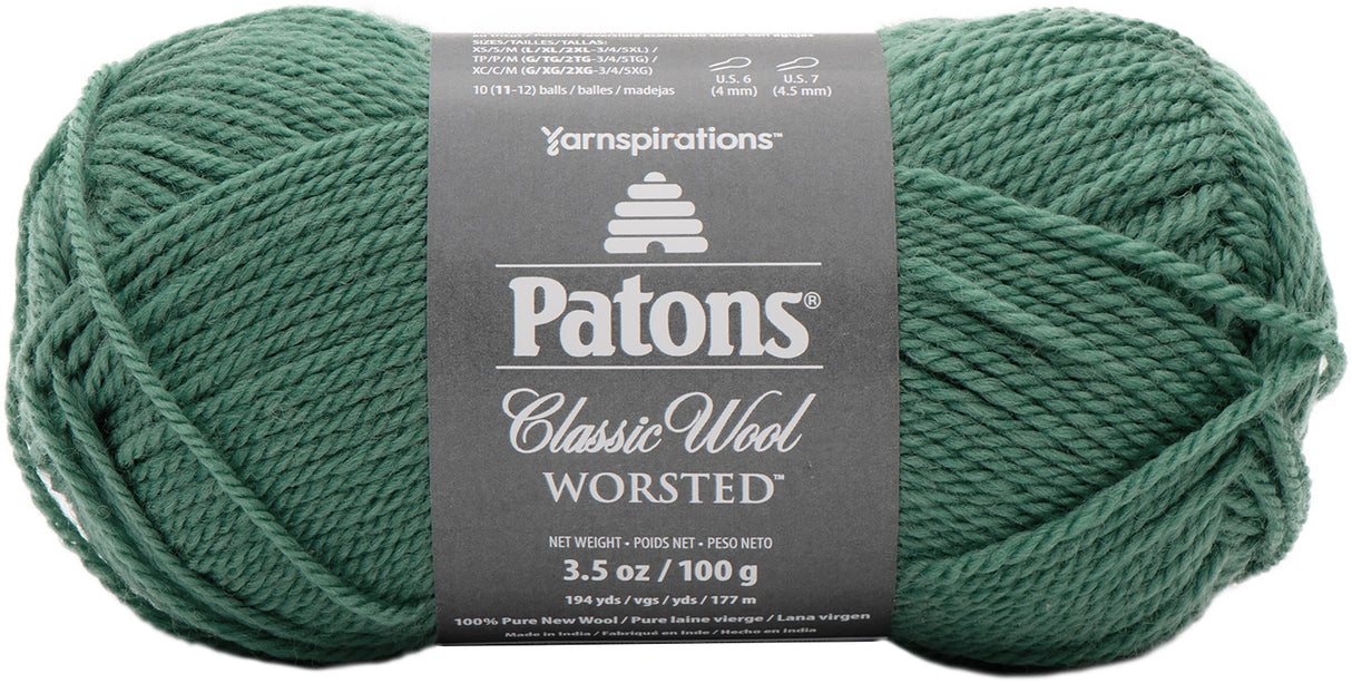 Patons Classic Wool Yarn-Rich Grass