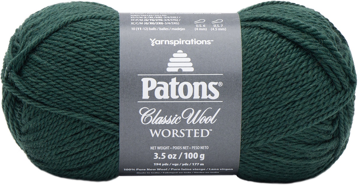 Patons Classic Wool Yarn-Pine