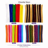 Chenille Stems Color Collection, 25ct (4 Color Collections)