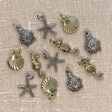 Classic Sea Life Charms 9pc