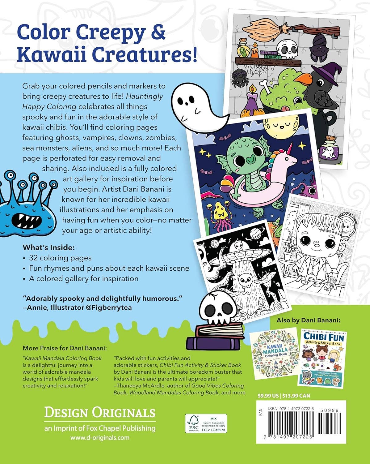Hauntingly Happy Coloring Book