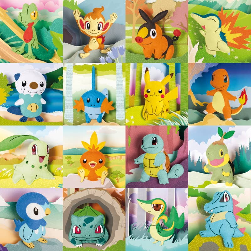 Pokemon Felties: How to Make 16 of Your Favorite Pokemon by Pikachu Press