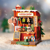 DIY Miniature House Kit: Cocoa Shop