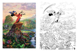 Disney Dreams Collection Thomas Kinkade Studios Coloring Book by Thomas Kinkade