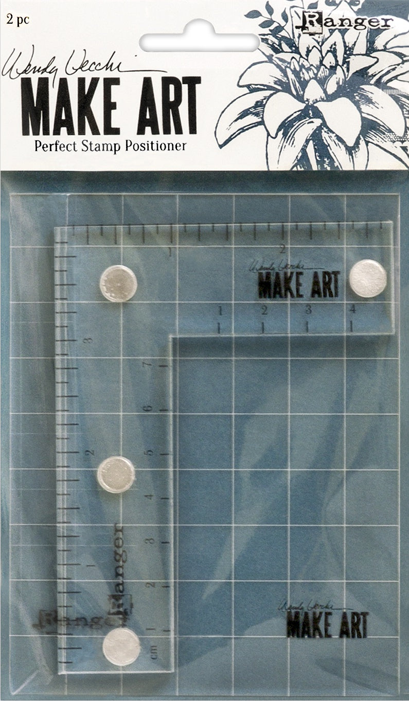 Wendy Vechhi Make Art Perfect Stamp Positioner Set-2 Pieces