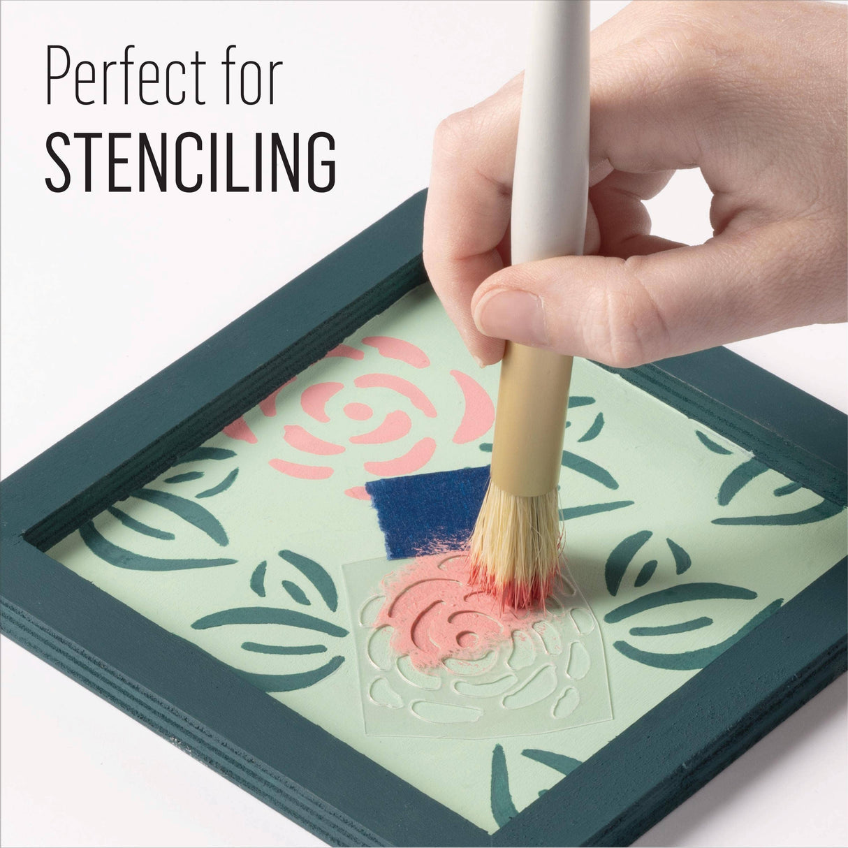 Folkart® Stencil Brush Set, Short Handle - 8-Piece