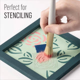 Folkart® Stencil Brush Set, Short Handle - 8-Piece