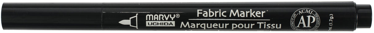 Uchida Permanent Fine Point Fabric Marker 10/Pkg-Black