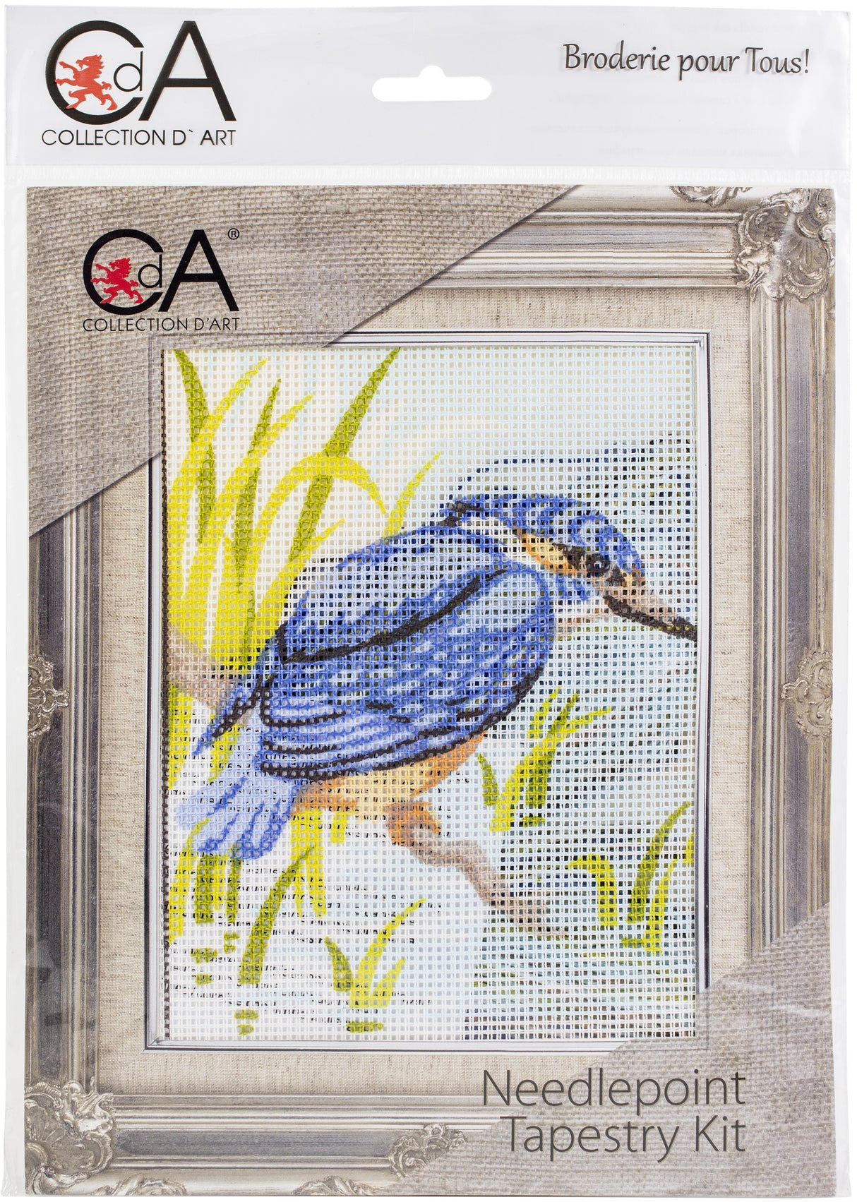 Collection D'Art Needlepoint Tapestry Kit 5.5"X7"-King Fisher