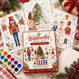 Watercolor Art Kit: Nutcracker Theme Designs