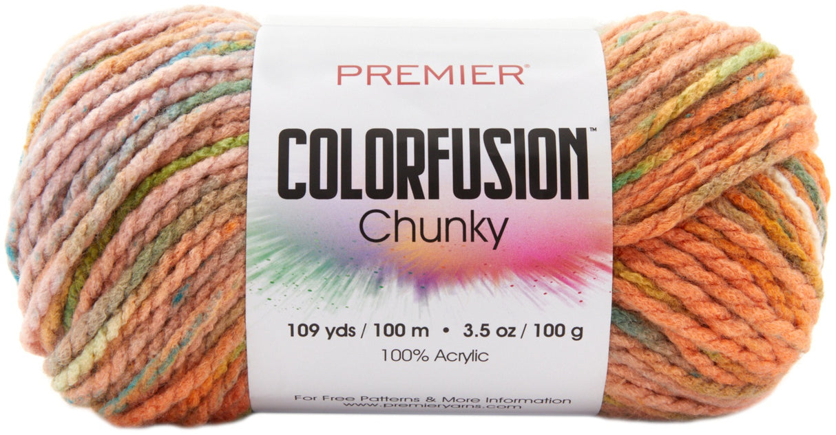 Premier Colorfusion Chunky Yarn-Painted Desert