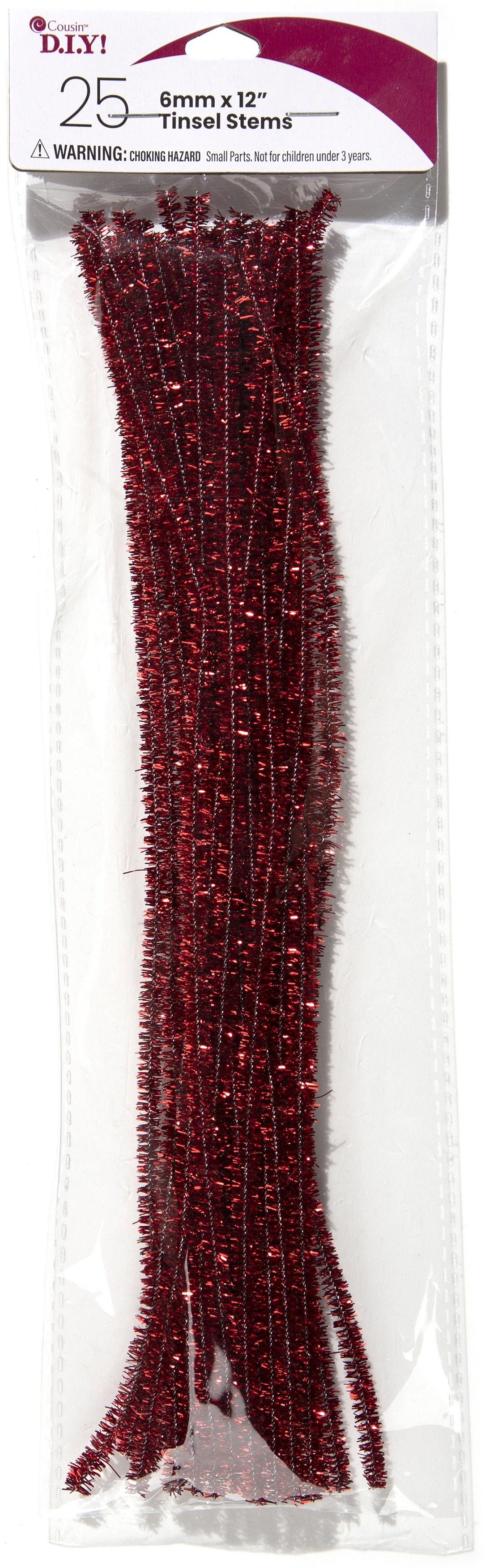 CousinDIY Tinsel Stems 6mmx12" 25/Pkg-
