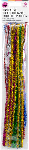 CousinDIY Tinsel Stems 6mmx12" 25/Pkg-