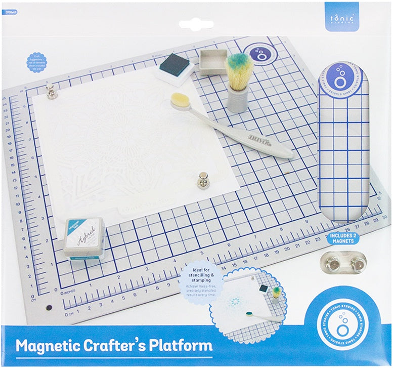 Tonic Studios Magnetic Crafter's Platform-Includes 2 Magnets