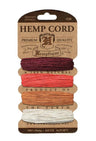 Hemptique True Hemp Cord 20lb 120'-Razzle Dazzle