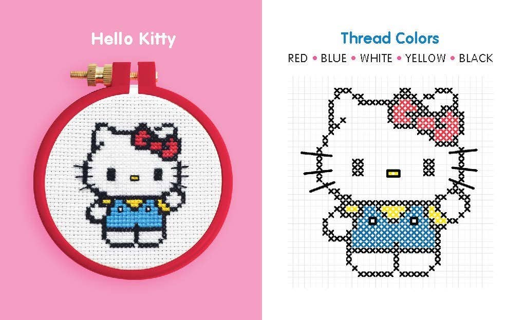 Hello Kitty And Friends Cross-stitch Kit