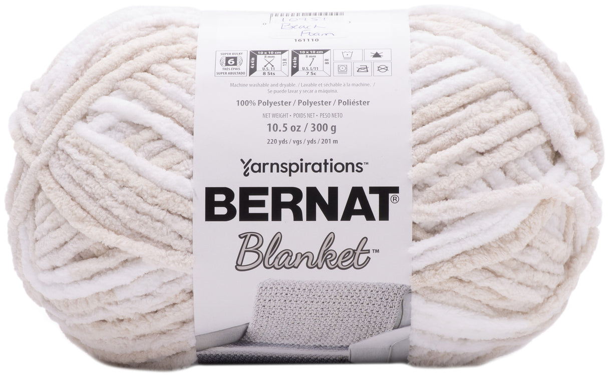 Bernat Blanket Big Ball Yarn-Beach Foam