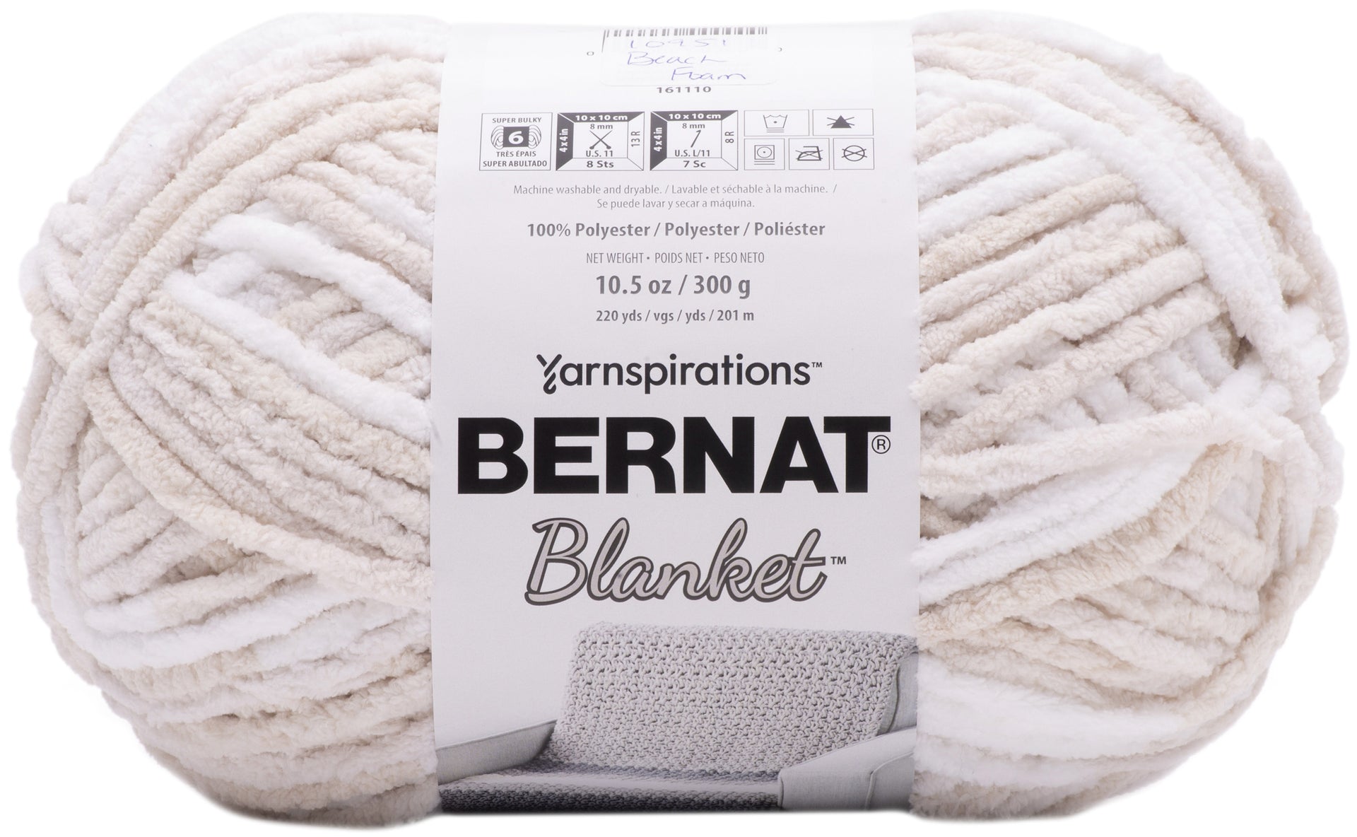 Bernat Blanket Big Ball Yarn-Beach Foam – PV Arts Crafts
