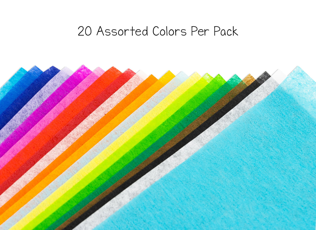 Hygloss Bleeding Tissue Paper 20"X30" 20/Pkg-Assorted