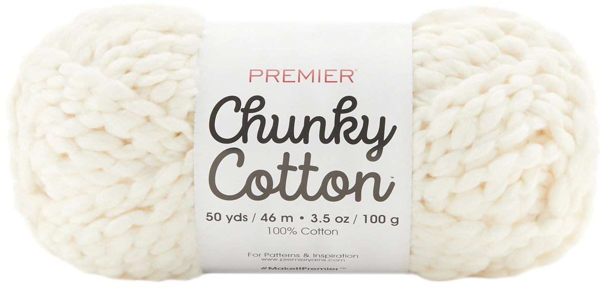 Premier Chunky Cotton Yarn-White