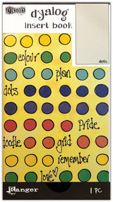 Dyan Reaveley's Dylusions Dyalog Insert Book 4.375"X8.25"-Dots #3