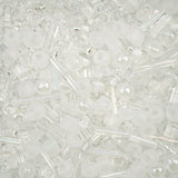 Czech Seed Bead 50g, Crystal & Crystal AB