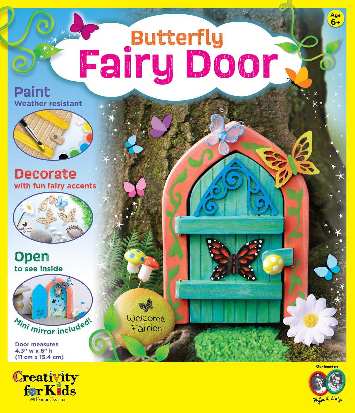 Creativity For Kids Butterfly Fairy Door Kit-