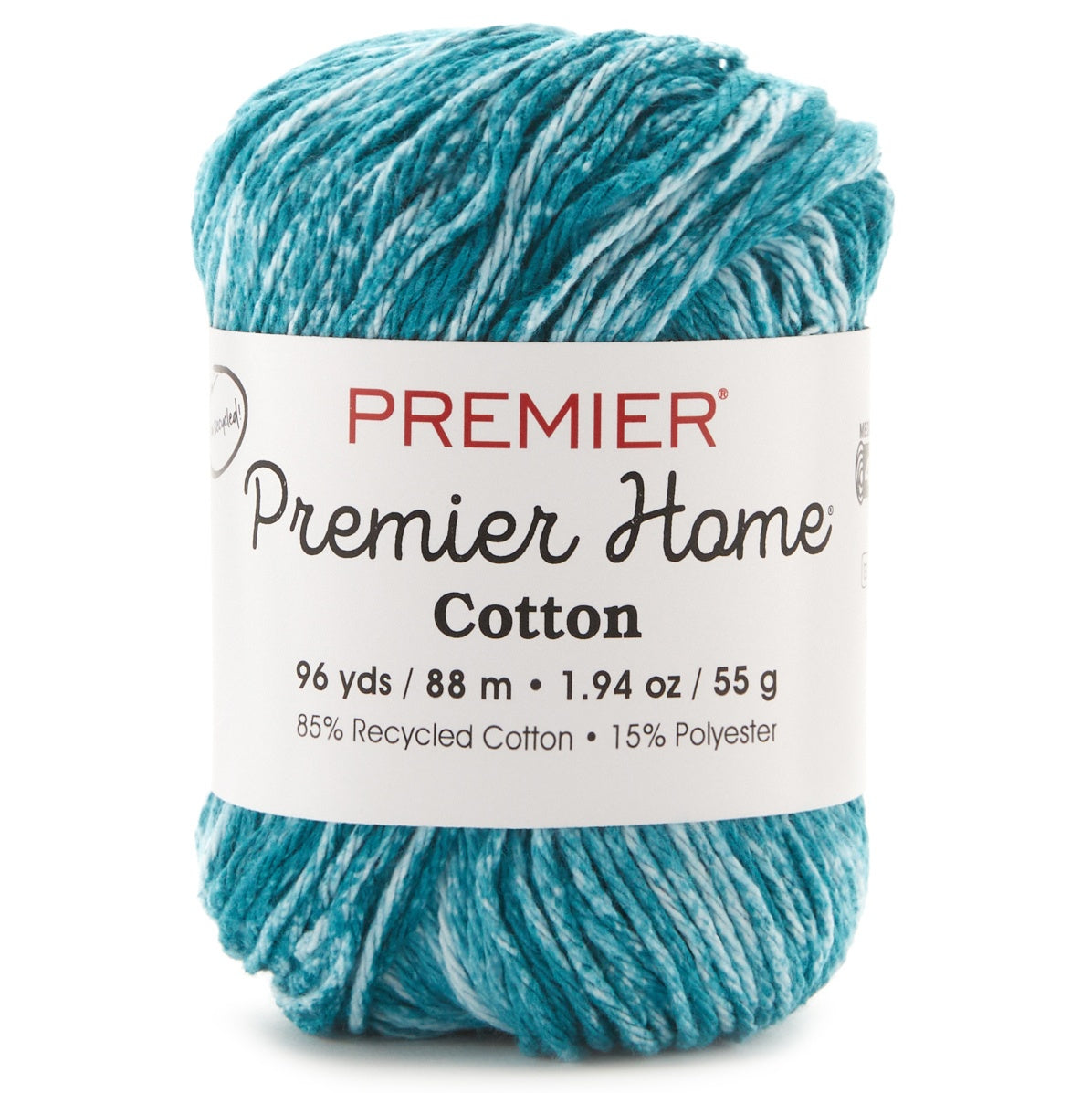 Premier Home Cotton Multi Yarn-Turquoise Splash